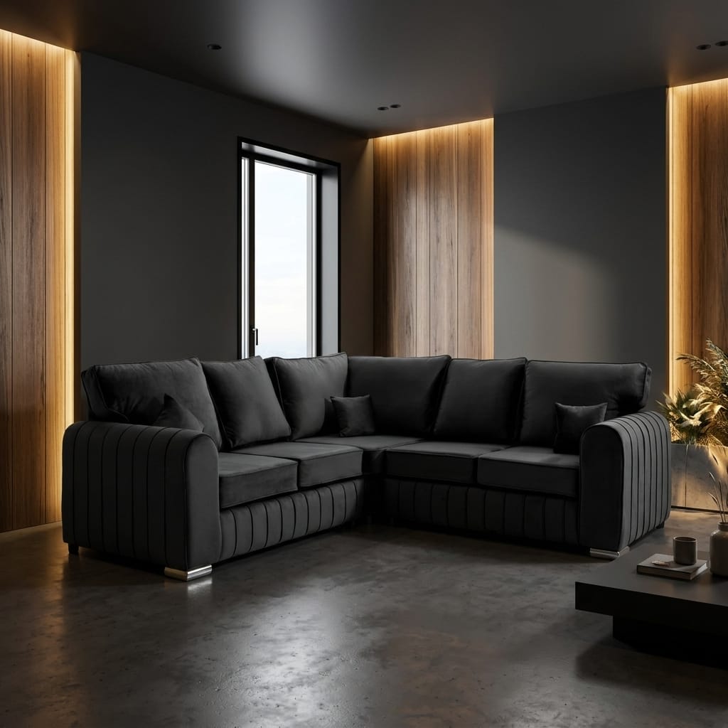 Lilly Corner High Back — corner sofa for sale in the UK, cash on delivery